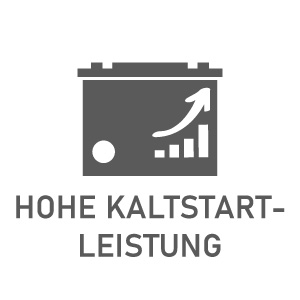 Hohe Kaltstartleistung