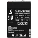 SIGA Phaeton AGM Deep Cycle Akku 5Ah 6V image