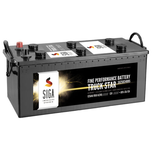 SIGA TRUCK STAR LKW Batterie 125Ah 12V