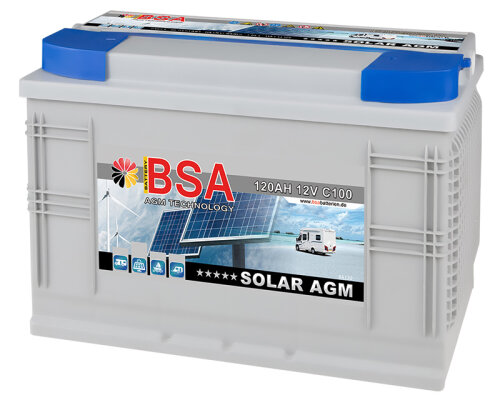BSA Solarbatterie AGM 120Ah 12V