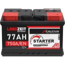 Langzeit Starter Autobatterie 77Ah 12V image