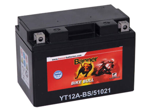 Banner AGM Motorrad Batterie YTZ12A-BS 11Ah 12V
