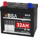 BSA Professional Rasentraktor Starterbatterie 32Ah 12V