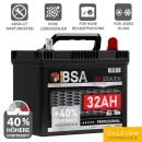 BSA Professional Rasentraktor Starterbatterie 32Ah 12V