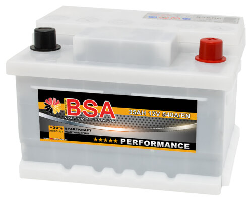 BSA Performance Autobatterie 35Ah 12V Stützbatterie