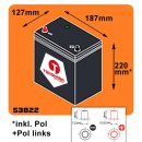 Tokohama Asia Autobatterie PPL 38Ah 12V image