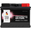 SIGA AGM Dynamik Autobatterie 60Ah 12V
