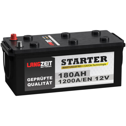 Langzeit Starter LKW Batterie 180Ah 12V