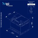 NRG Autobatterie 55Ah 12V