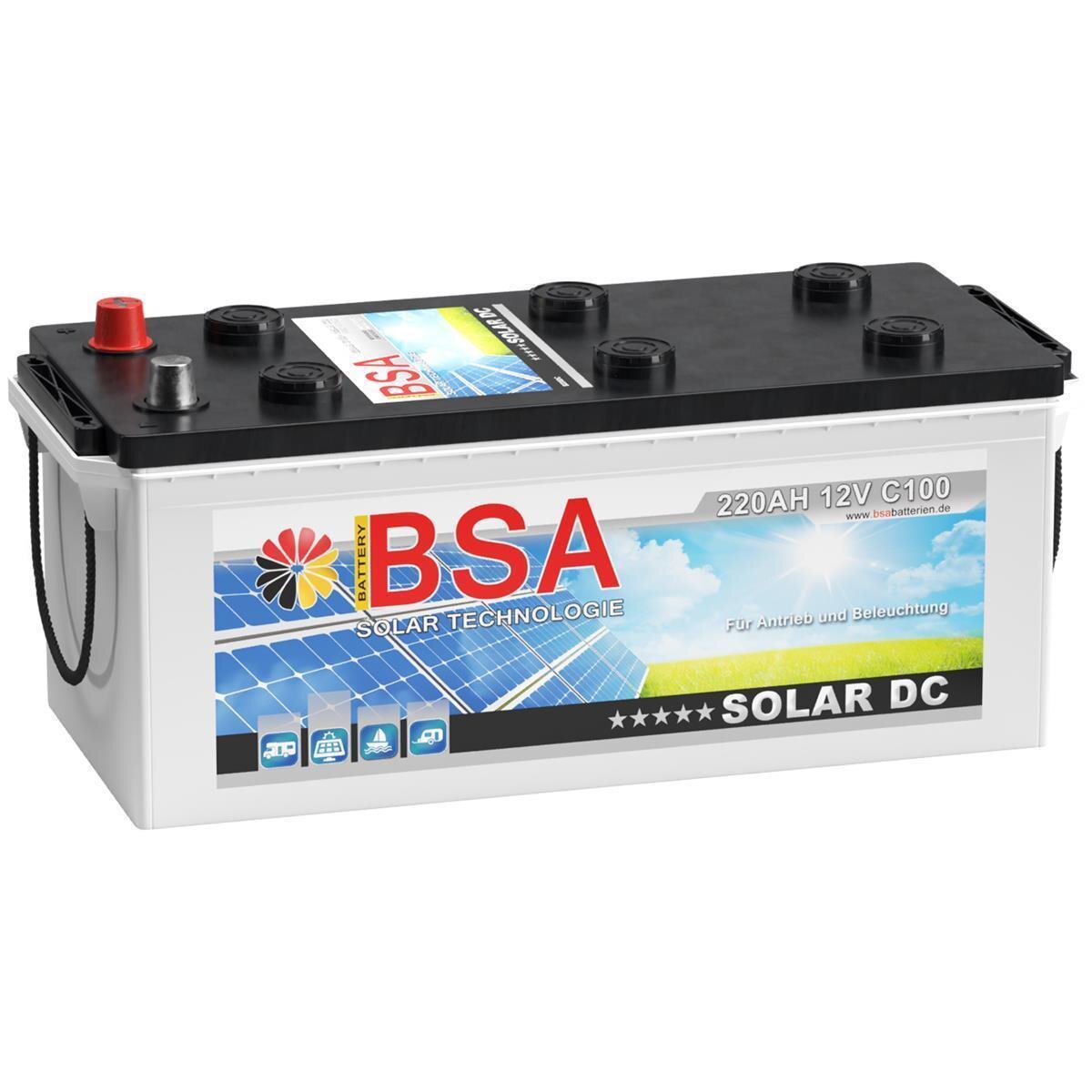 BSA Solarbatterie 220Ah 12V, 228,95 €