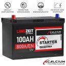 Langzeit Asia Autobatterie PPL 100Ah 12V