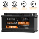 EXAKT Autobatterie 100Ah  12V