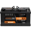 EXAKT Autobatterie 105Ah  12V