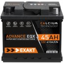 EXAKT Autobatterie 45Ah  12V