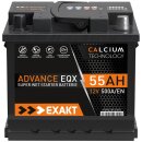 EXAKT Autobatterie 55Ah  12V