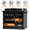 EXAKT Autobatterie 55Ah  12V