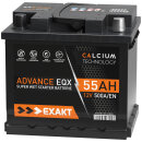 EXAKT Autobatterie 55Ah / 12V