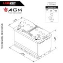 Langzeit AGM+ Batterie 70Ah 12V image