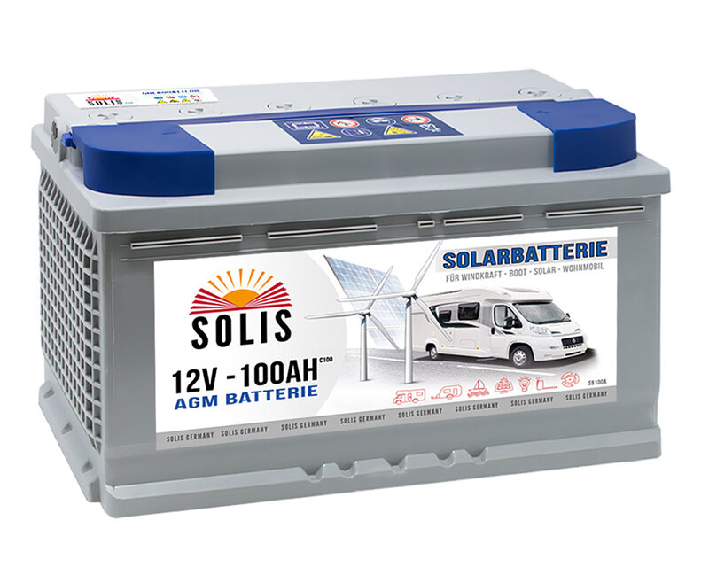 Solis Solar AGM 100Ah Batterie, 164,90 €