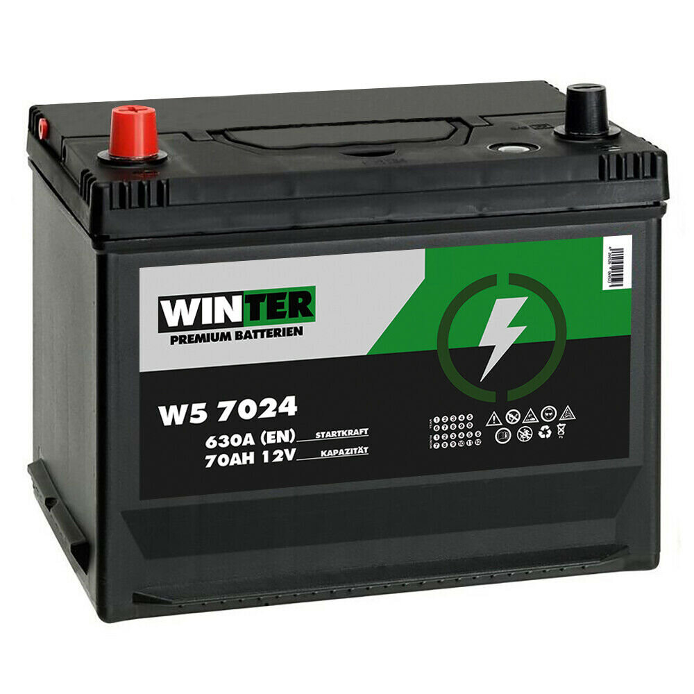 Winter Asia Autobatterie 70Ah 12V Pluspol Links, 72,90 €