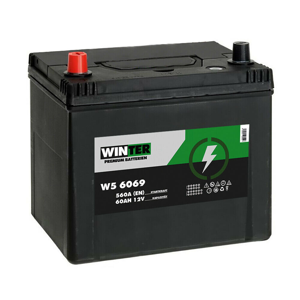 Winter Asia Autobatterie 60Ah 12V Pluspol Links, 62,90 €
