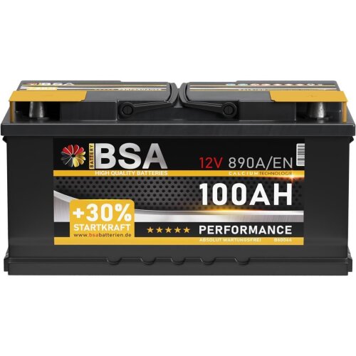 BSA Performance Autobatterie 100Ah 12V image