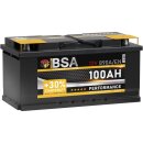 BSA Performance Autobatterie 100Ah 12V