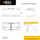 BSA Performance Autobatterie 100Ah 12V