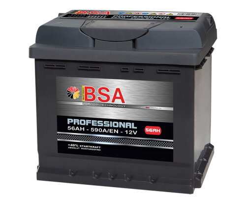 BSA Professional Autobatterie 56Ah 12V