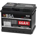 BSA Professional Autobatterie 66Ah 12V