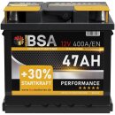 BSA Performance Autobatterie 47Ah 12V