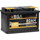 BSA Performance Autobatterie 80Ah 12V