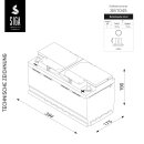 SIGA Performance Autobatterie 110Ah 12V