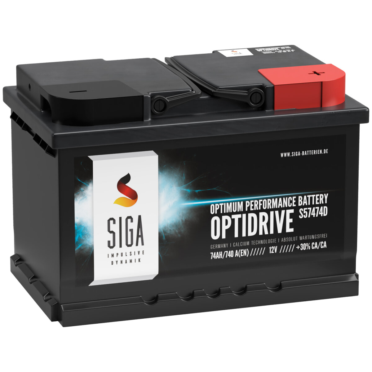 SIGA OptiDrive Autobatterie 74Ah 12V, 97,03 €