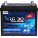 NRG Premium Rasentraktor Starterbatterie PPL 30Ah 12V