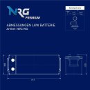 NRG Premium LKW Batterie 140Ah 12V