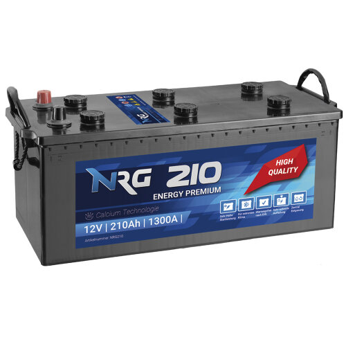 NRG Premium LKW Batterie 210Ah 12V