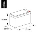SIGA Phaeton AGM Deep Cycle Akku 7,2Ah 12V image
