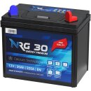 NRG Rasentraktor Starterbatterie PPR 30Ah 12V