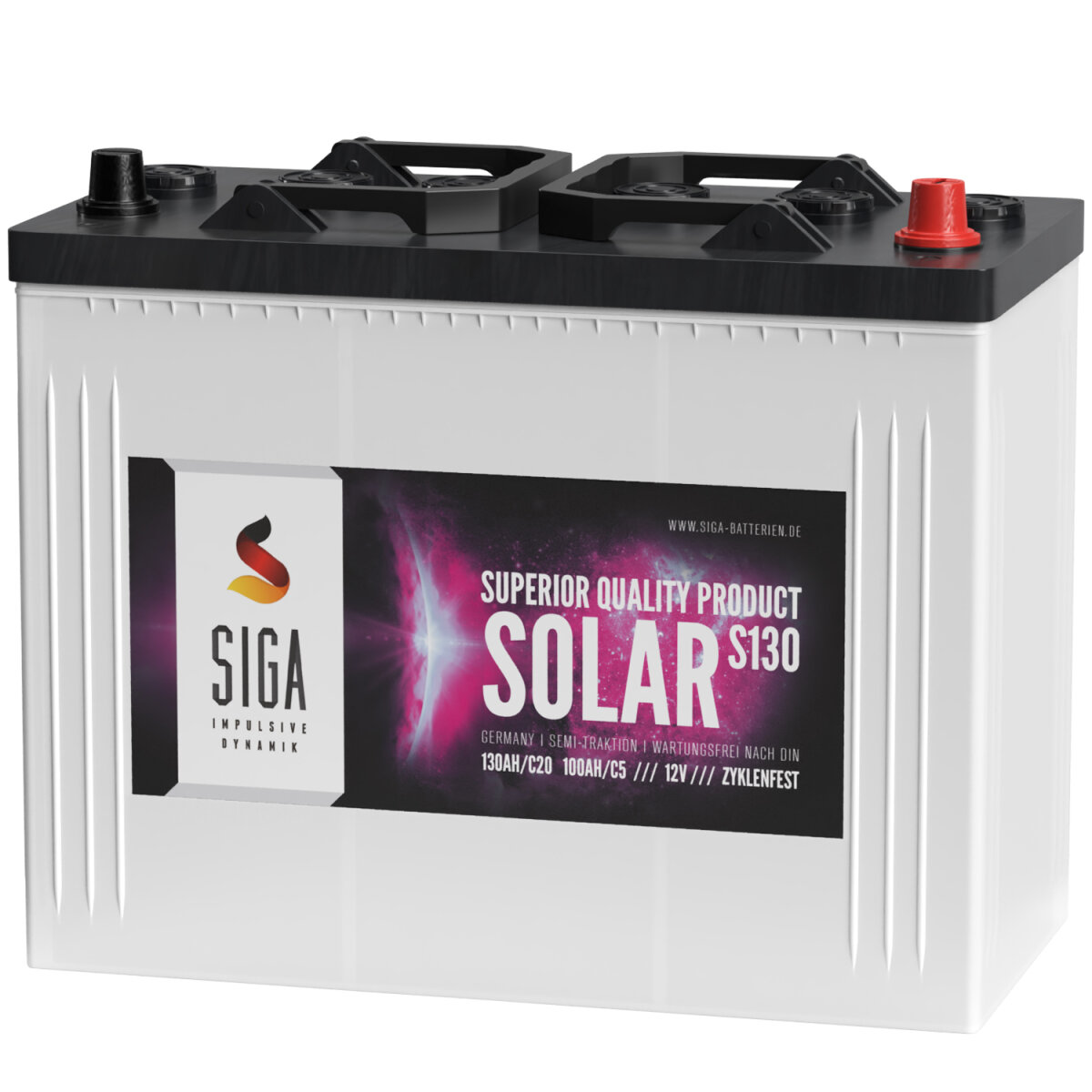 SIGA Solarbatterie S130 130Ah 12V, 178,81 €