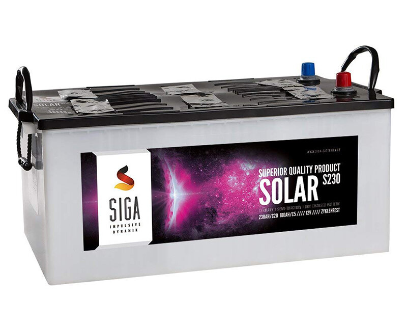 SIGA SOLAR AGM Batterie SF230 12V 230Ah online bei PrimeSolar