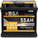 BSA Performance Autobatterie 55Ah 12V image