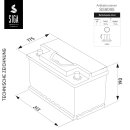 SIGA US Performance Autobatterie PPL 90Ah 12V image