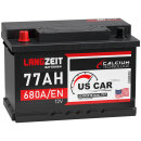 Langzeit US Starter Autobatterie PPL 77Ah 12V