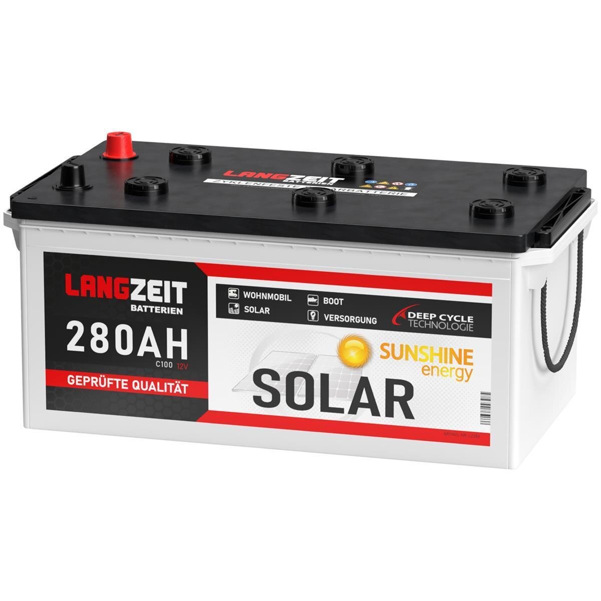 Langzeit Solarbatterie 280Ah 12V, 273,90 €