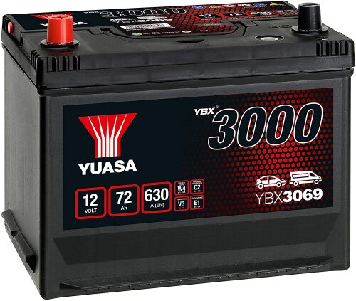 Yuasa Starter Asia Autobatterie 72Ah 12V Links