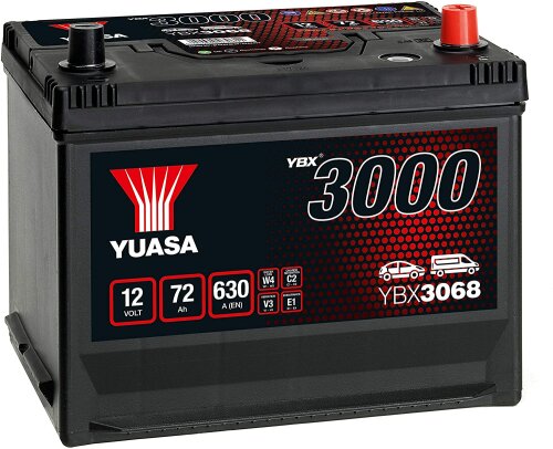 Yuasa Starter Asia Autobatterie 72Ah 12V Rechts