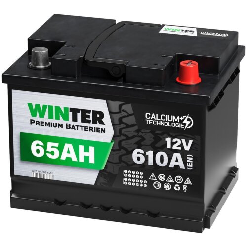Winter Autobatterie 65Ah 12V, 54,90 €