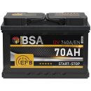 BSA EFB Autobatterie 70Ah 12V image
