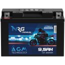 NRG AGM Motorradbatterie YT9B-4 9,5Ah 12V image